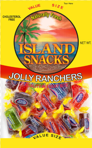 Jolly Ranchers Value   Island Snacks Peach Rings  HD Png Download