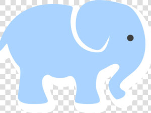 Baby Animal Clipart Blue Elephant   Indian Elephant  HD Png Download