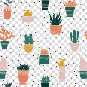 Cactus Y Suculentas Dibujo  HD Png Download