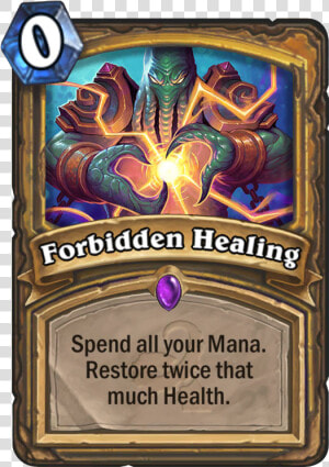 Hearthstone Forbidden Healing  HD Png Download