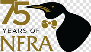 Nfra 75th Anniversary Logo   Flightless Bird  HD Png Download