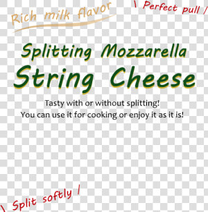 Splitting Mozzarella String Cheese   Calligraphy  HD Png Download