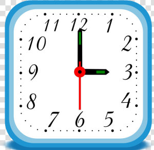 Alarm Clock   Square Shaped Objects Clipart  HD Png Download