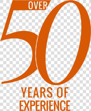 Over 50 Years Of Experience   Over 50 Years Logo  HD Png Download