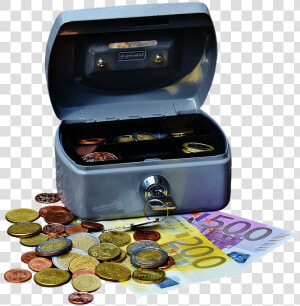 Cashbox  Money  Currency  Cash Box   Kasse Buchhaltung  HD Png Download