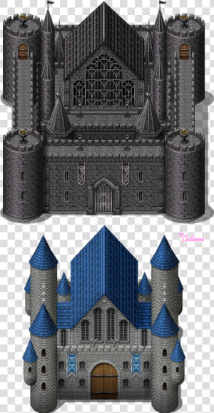 Pixanna Exterior Tiles   Rpg Maker Fes Castle  HD Png Download