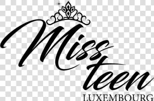 Miss Teen Luxembourg   Logo Miss Luxembourg  HD Png Download