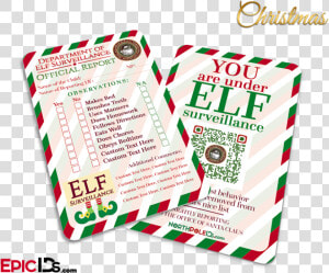 Elf Surveillance Personalized   Elf On The Shelf Id  HD Png Download