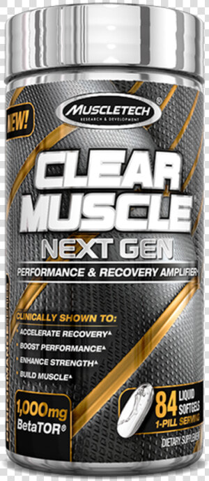 Clear Muscle Next Gen   Muscletech  HD Png Download