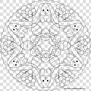 Easter Coloring Pages For Adults   Teen Easter Coloring Pages  HD Png Download