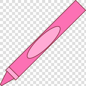 Color Clipart Crayon   Clip Art Pink Crayon  HD Png Download