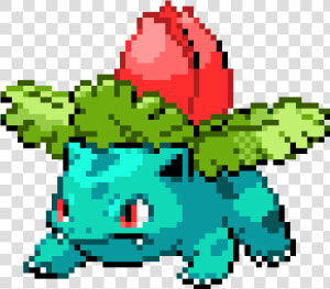 Ivysaur Pokemon Pixel Art  HD Png Download