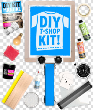 Shop Screen Printing Kit   Diy Screen Printing Kit  HD Png Download