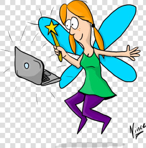 Magic Internet Fairy   Internet Fairy  HD Png Download