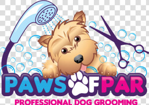 Clipart Dog Bath   Pet Grooming Logo Design  HD Png Download