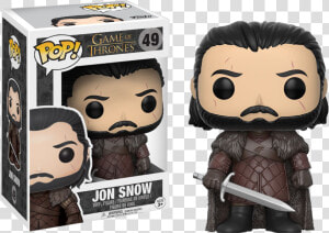 Game Of Thrones   Figurine Pop Jon Snow  HD Png Download