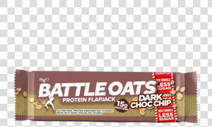 Battleoats Protein Flapjack Dark Chocolate Chip   Turkish Delight  HD Png Download