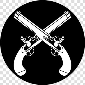 Gunslinger Black And White  HD Png Download