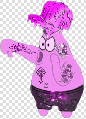  bad  badboy  spongebob  patrick  pink  purple  tattoo   Spongebob And Patrick Bad Boys  HD Png Download