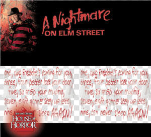 Freddy Krueger Rhyme Border  HD Png Download