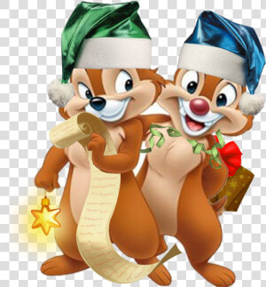 Mes Png De Noël   Chip And Dale 3d  Transparent Png