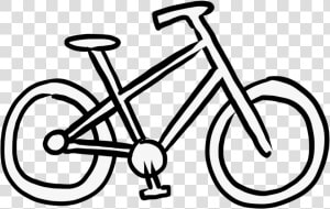 Transparent Bike Icon Png   Bike Drawing Line Style  Png Download