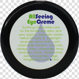 Living Libations All Seeing Eye Creme 15ml Uk Class   Circle  HD Png Download