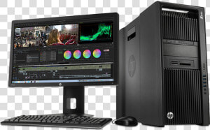 Video Editing Workstations   Video Editing Computer Png  Transparent Png