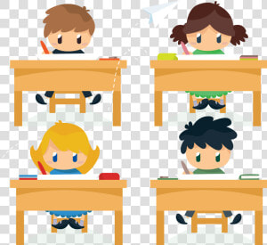 Student Doing Homework Clipart  HD Png Download