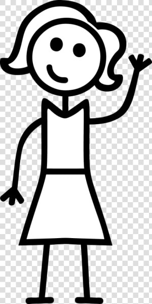 Stick Person Girl Clipart Clipart Panda Free Clipart   Girl Stick Figure Png  Transparent Png