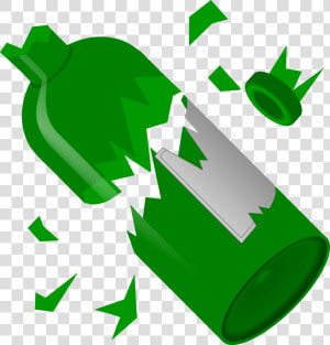 Collection Of Broken   Broken Glass Bottle Vector  HD Png Download