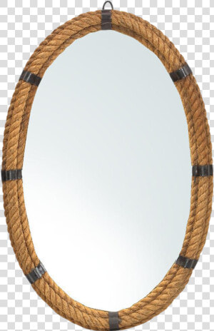 Nautical Rope Png   Oval Nautical Rope Mirror  Transparent Png