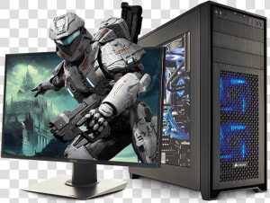 Computadora Gamer Ensamblada   Gaming Computer Png  Transparent Png