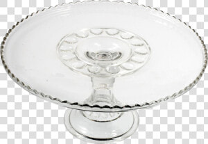 Eapg Antique Glass Cake Stand 1903 Carolina Mayflower   Champagne Stemware  HD Png Download