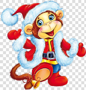 Christmas Monkey Clipart   Png Download   Christmas Monkey Clipart  Transparent Png