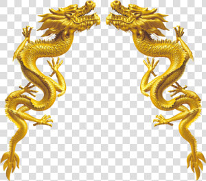 Golden Chinese Dragon Download Hq Png Clipart   Gold Chinese Dragon Png  Transparent Png