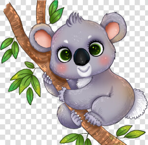 8 354 Koala Stock Illustrations Cliparts   Koala Clipart  HD Png Download