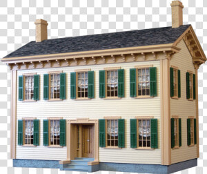 Lincoln Springfield Home Dollhouse Kit   Lincoln Springfield Home Dollhouse  HD Png Download