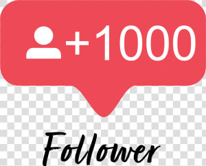 1 000 Instagram Followers  HD Png Download