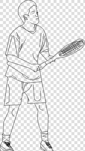 Soft Tennis   Line Tennis Player  HD Png Download