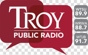 Troy Public Radio Logo   Troy University  HD Png Download