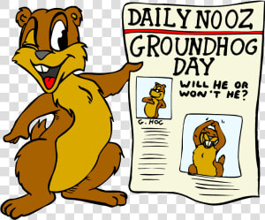 Groundhog Clipart Presidents Day   Groundhogs Day Clip Art  HD Png Download