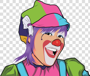 Performing Arts art headgear   Cartoon Clown Vector  HD Png Download