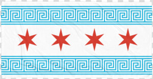 Greek Chicago Flag   Chicago Flag Clip Art  HD Png Download