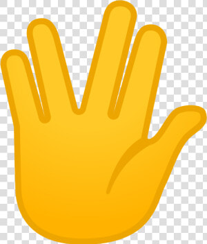 Vulcan Salute Icon   Vulcan Salute Emoji  HD Png Download