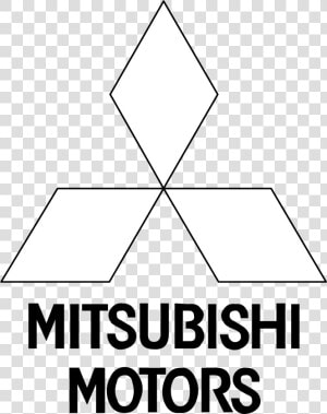 Mitsubishi Motors Logo White  HD Png Download