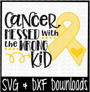 Free Childhood Cancer Svg   Cancer Svg   Cancer Messed   Childhood Cancer Quotes  HD Png Download