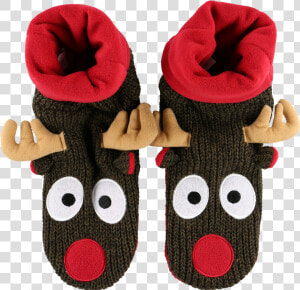 Slippers Clipart Reindeer   Woolen  HD Png Download