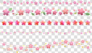 Sakura Border  Cherry Blossom  Sakura Flower Frame   Sakura Border  HD Png Download