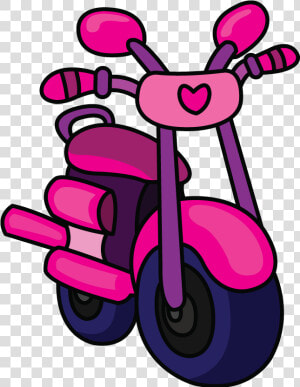 Drawing Motorcycle Cartoon   Cartoon Motorcycle Drawing  HD Png Download